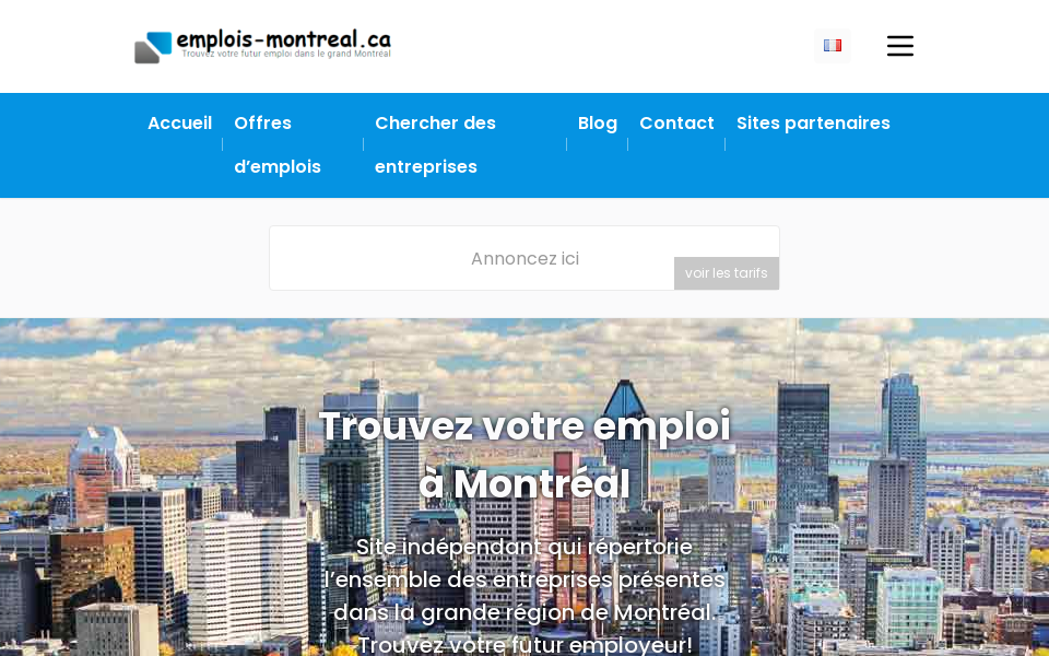 www.emplois-montreal.ca/ screen capture