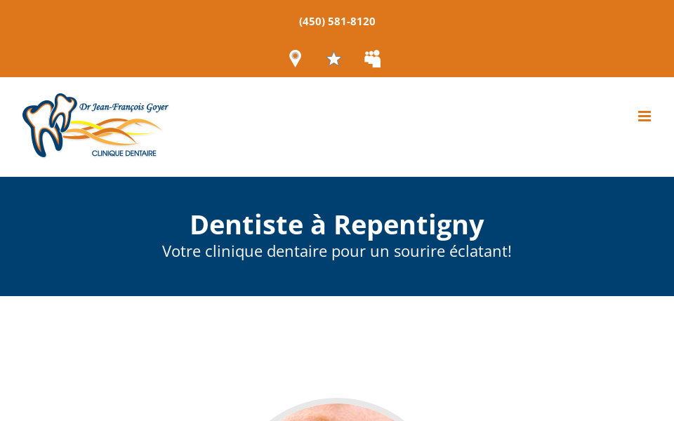 www.dentiste-a-repentigny.ca/ screen capture
