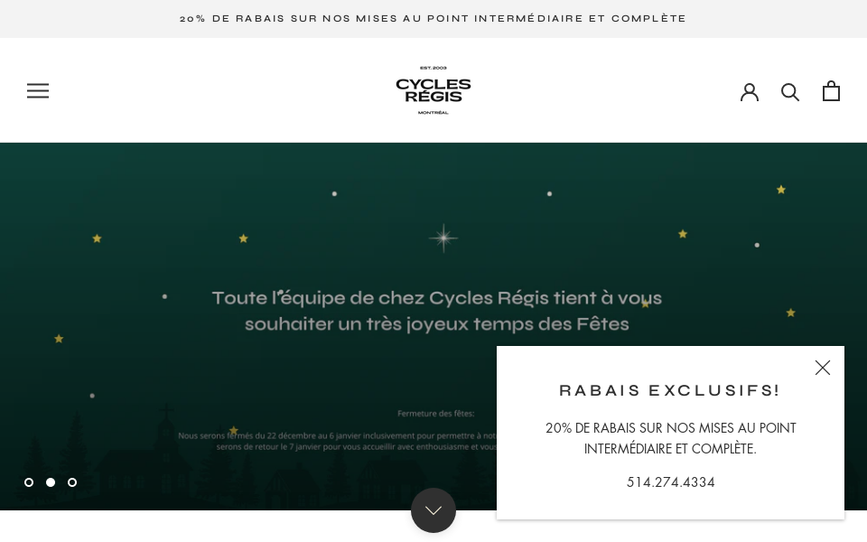 cyclesregis.com/ screen capture