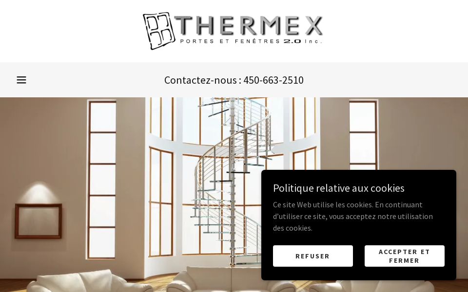www.thermex.ca/ screen capture