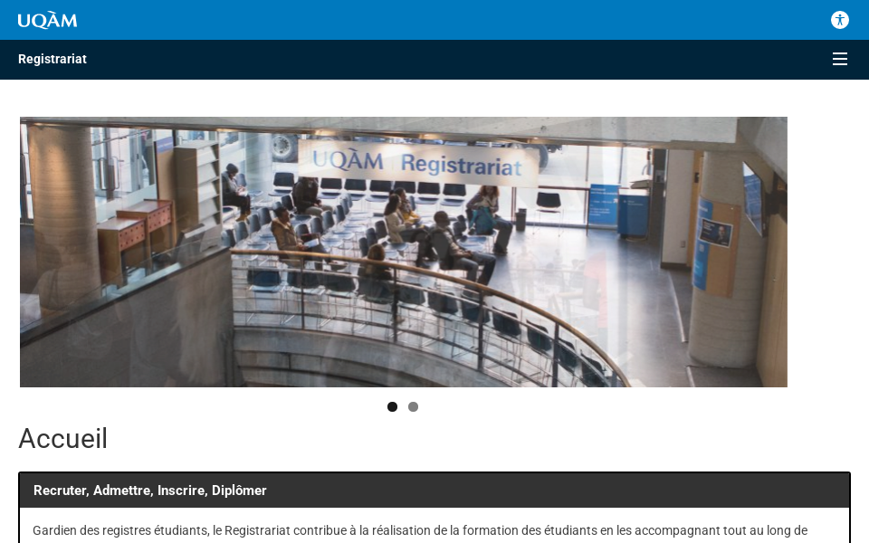 regis.uqam.ca/ screen capture