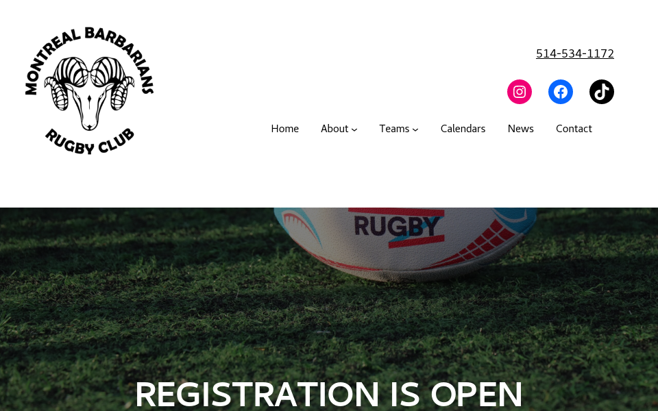 montrealbarbarians.ca/ screen capture