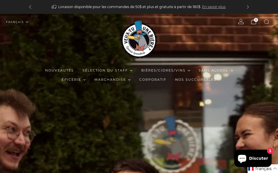 veuxtuunebiere.com/ screen capture