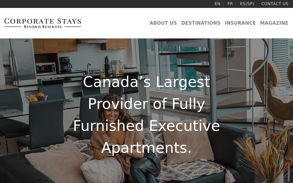 corporatestays.com/en/ screen capture