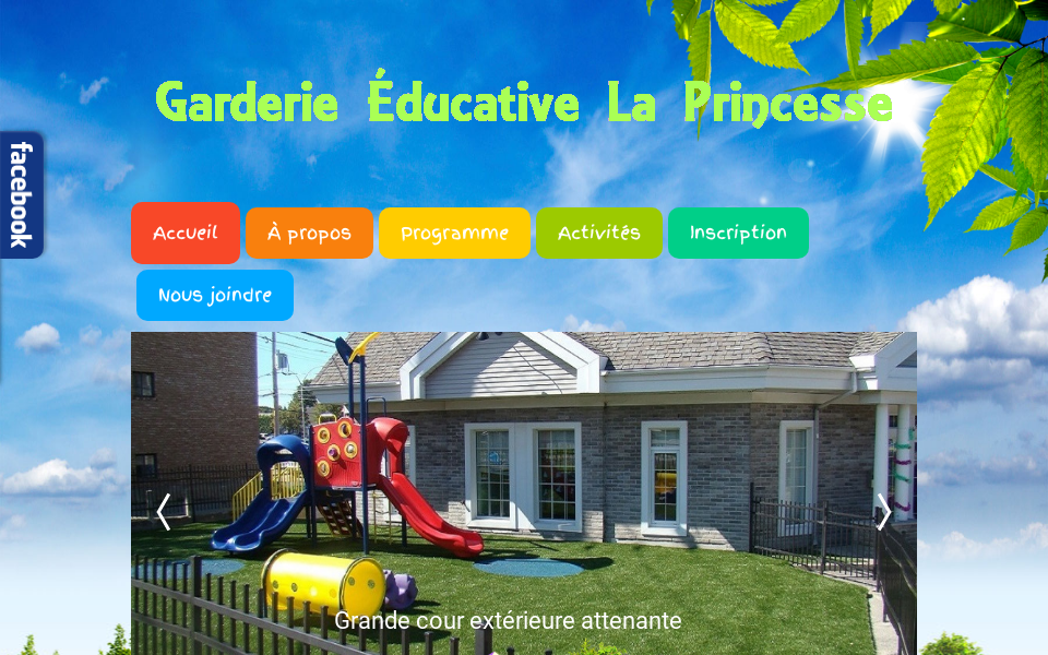 garderielaprincesse.com/ screen capture