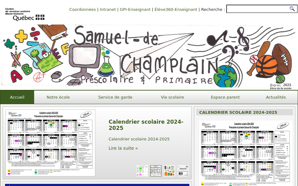 samueldechamplain.ecoles.csmv.qc.ca screen capture