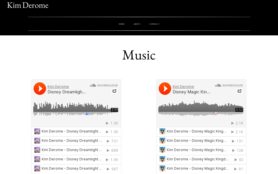 kimderome.com/ screen capture
