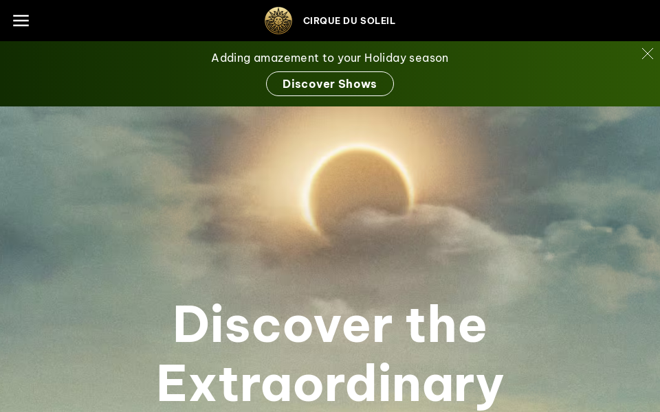 www.cirquedusoleil.com/ screen capture