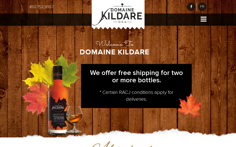 domainekildare.ca/ screen capture