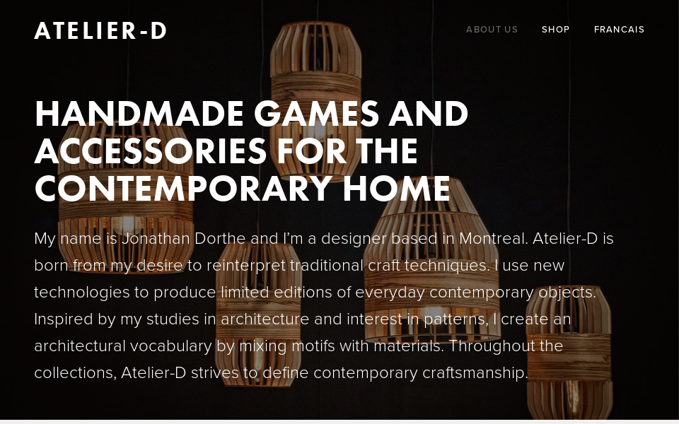 atelier-d.ca/ screen capture