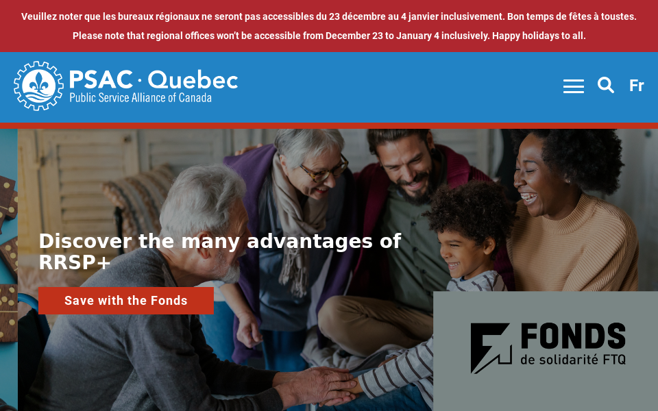 afpcquebec.com/ screen capture