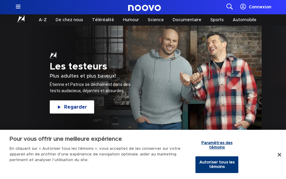 www.noovo.ca/z screen capture