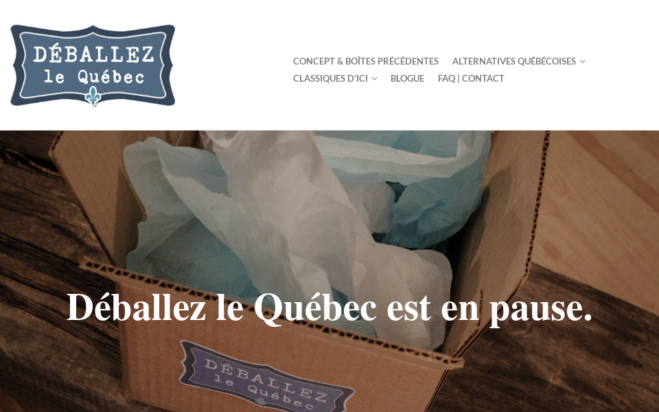 deballezlequebec.com/ screen capture
