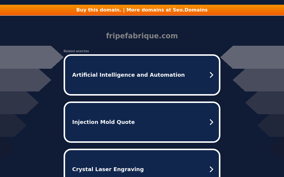 fripefabrique.com screen capture