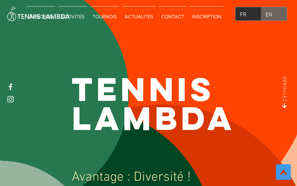 www.tennislambda.com/ screen capture
