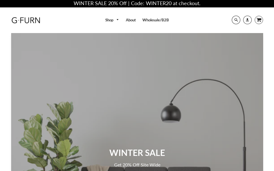 gfurn.com/ screen capture