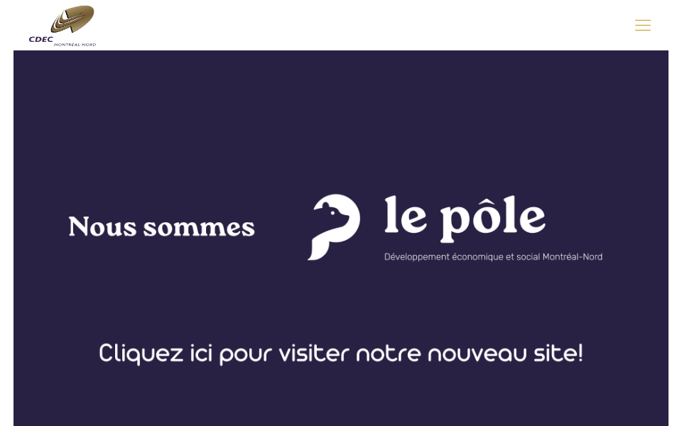 cdecmtlnord.ca/ screen capture