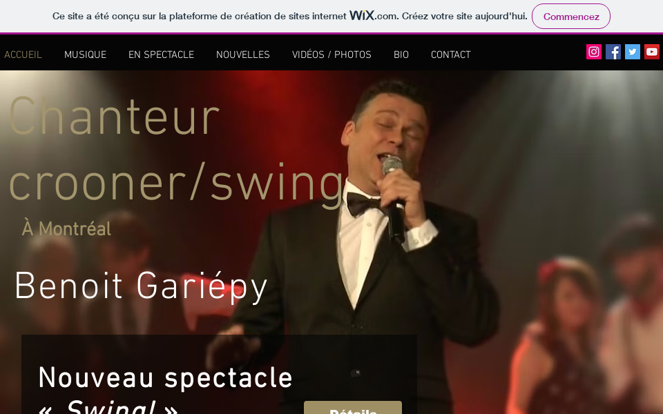 bengarp1.wixsite.com/benoitgariepy-singer screen capture