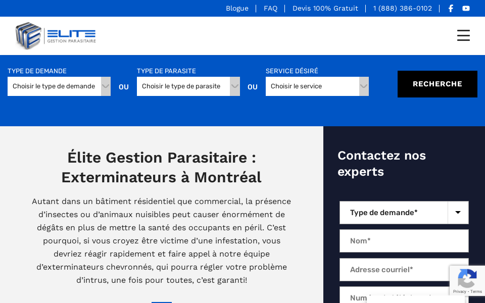 eliteextermination.com/ screen capture