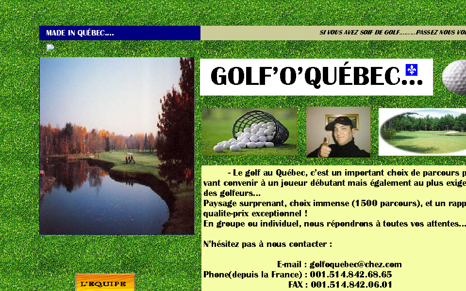 golfoquebec.chez.com/ screen capture