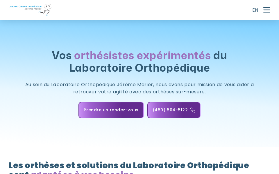 labortho.ca/ screen capture