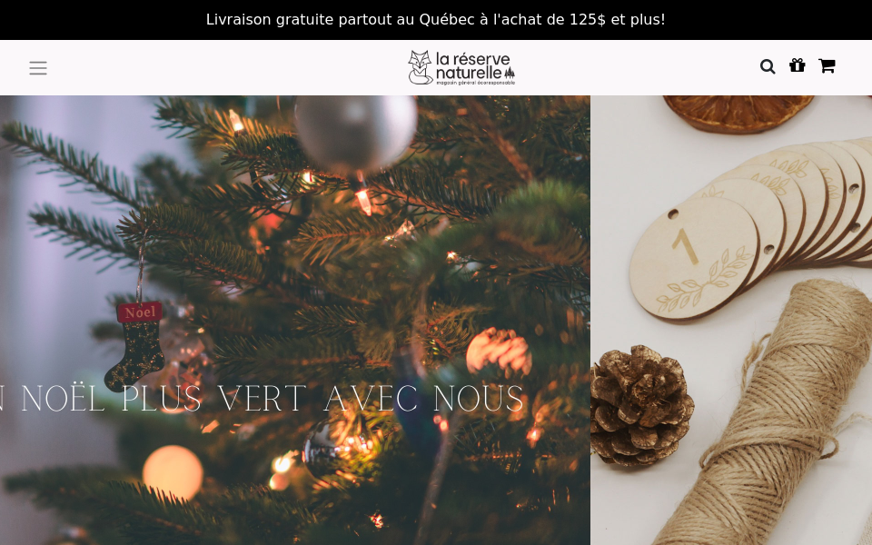 lareservenaturelle.com screen capture