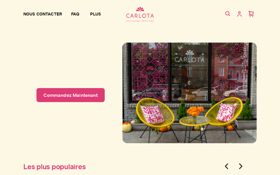 carlota-boulangerie.square.site/ screen capture