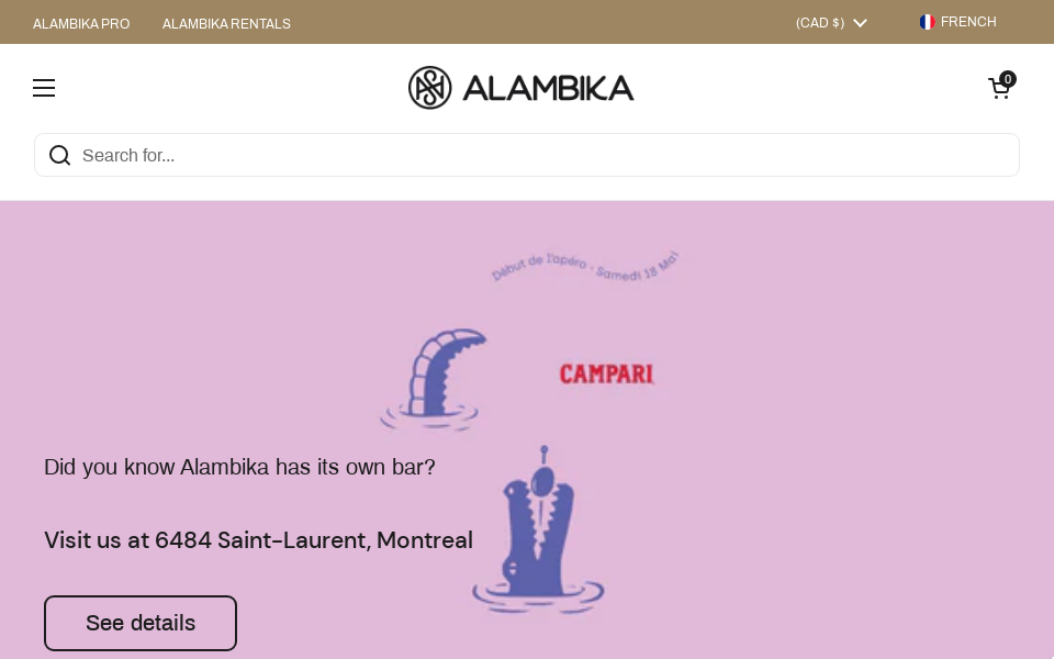 alambika.ca/ screen capture