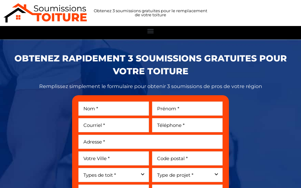 soumissionstoiture.ca/ screen capture