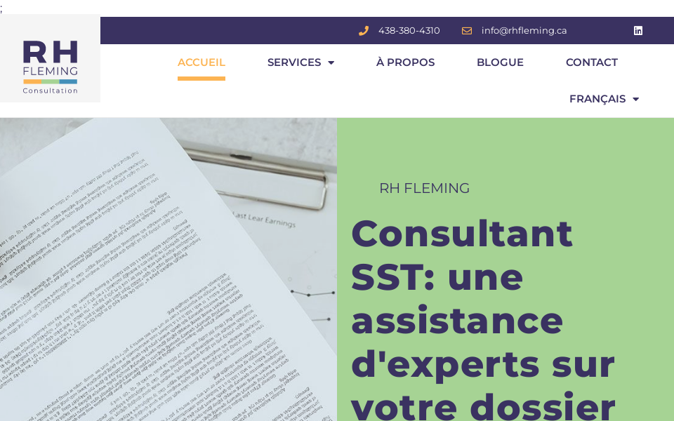 rhfleming.ca/ screen capture