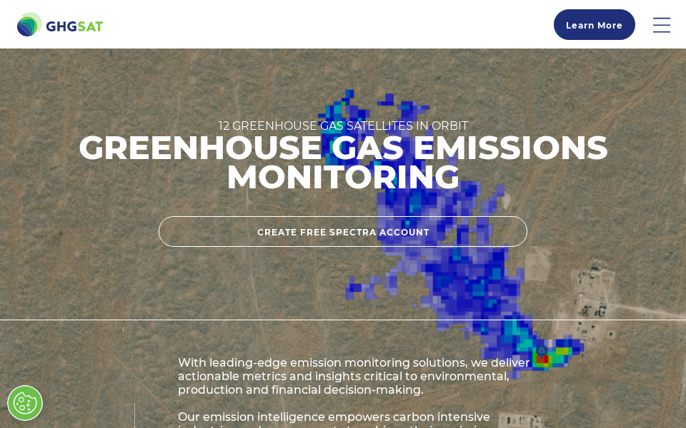 www.ghgsat.com/ screen capture