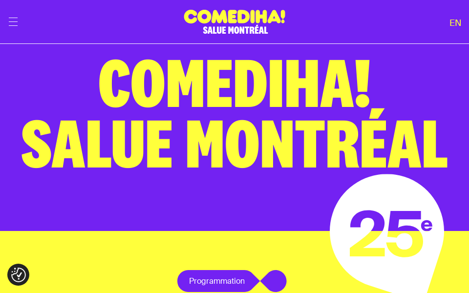 comedihamontreal.com/ screen capture