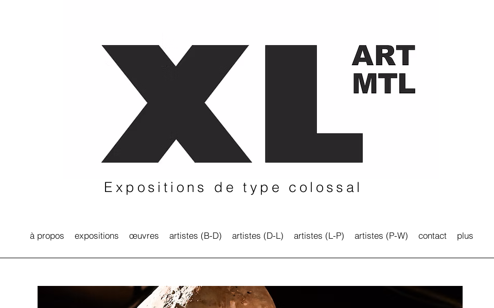www.xlartmtl.com/ screen capture