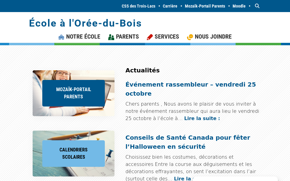 csstl.gouv.qc.ca/oree-du-bois/ screen capture