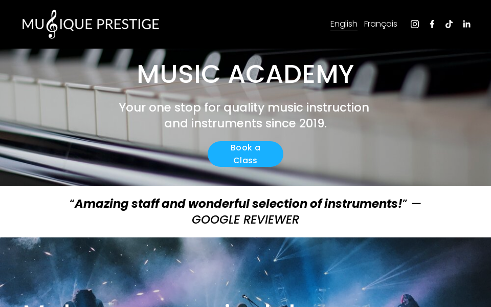 www.musiqueprestige.ca/ screen capture