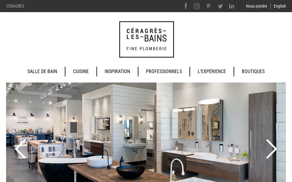 ceragreslesbains.ceragres.ca/ screen capture