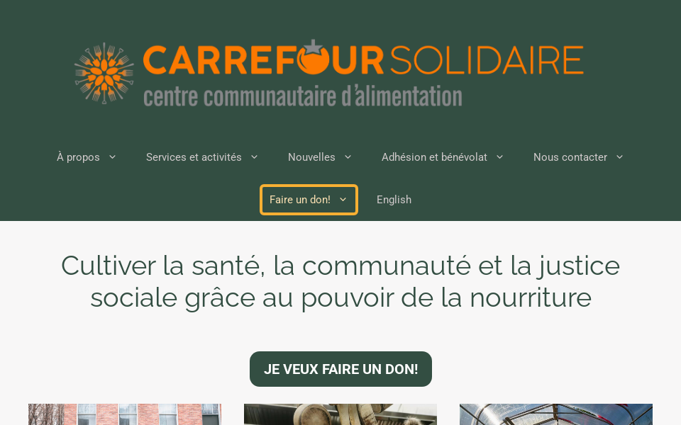 carrefoursolidaire.org/ screen capture