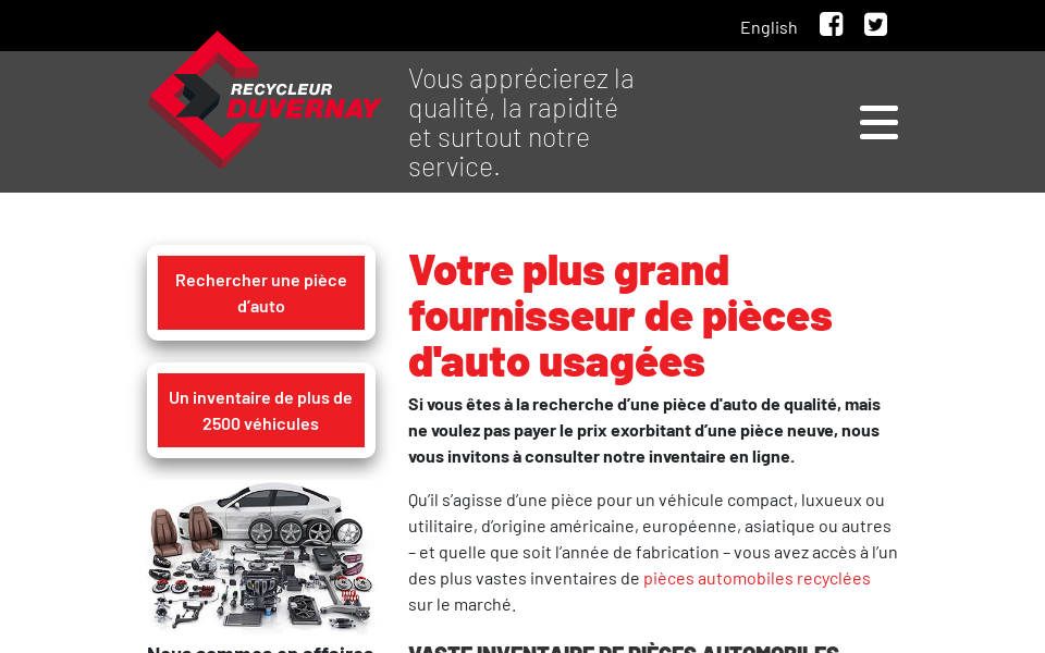 piecesautoduvernay.com screen capture