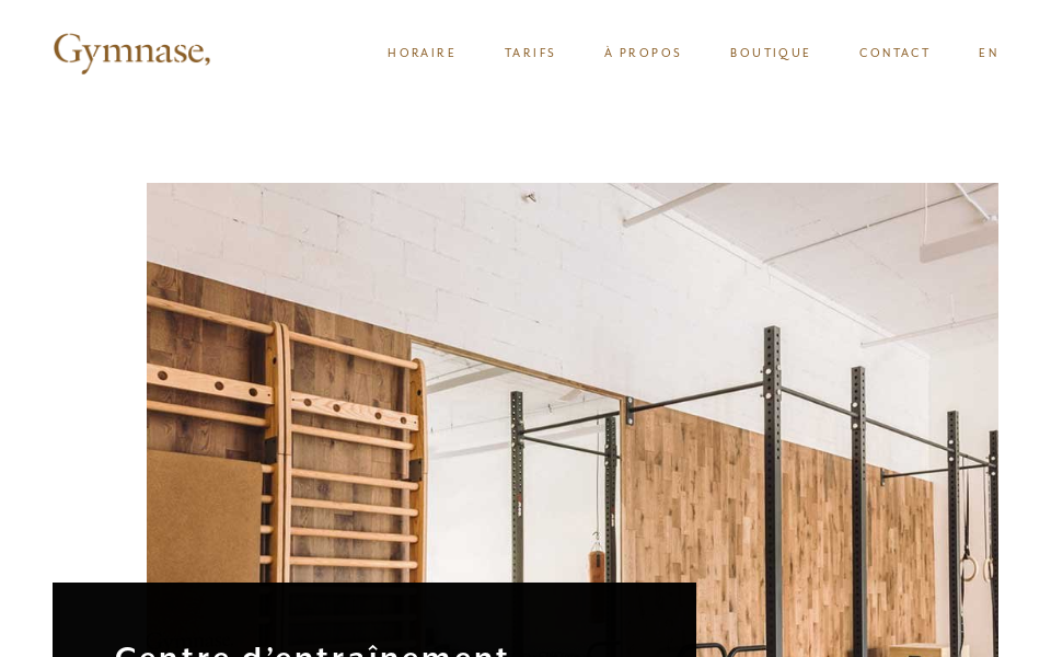 gymnase.ca/ screen capture