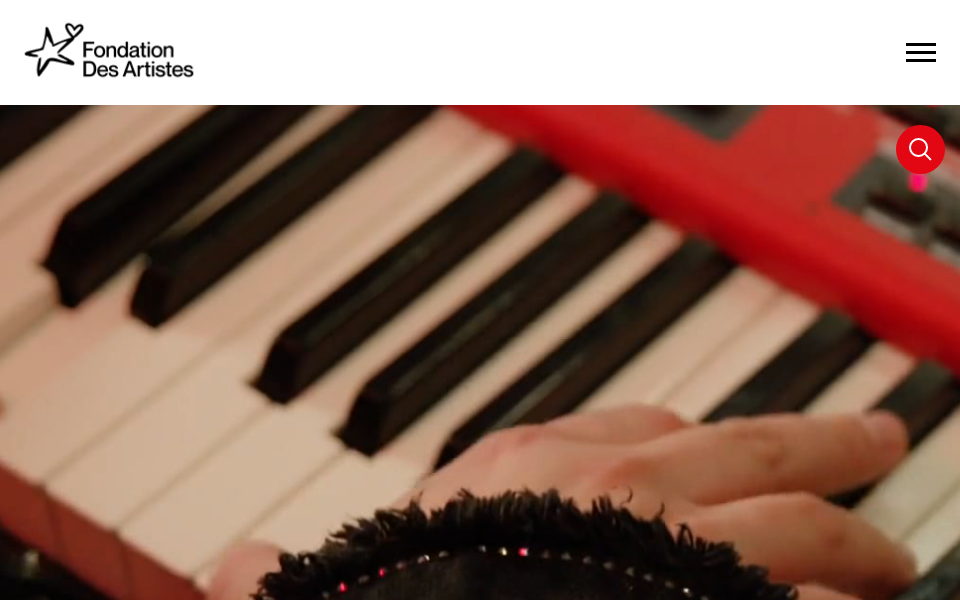 fondationdesartistes.ca/ screen capture