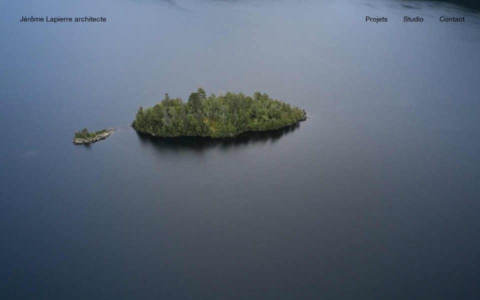 www.jeromelapierre.ca/ screen capture