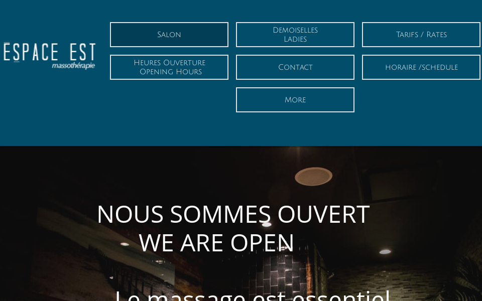 espaceest.com/ screen capture