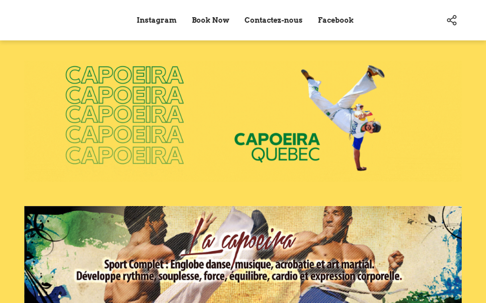 capoeiraquebec.com/ screen capture