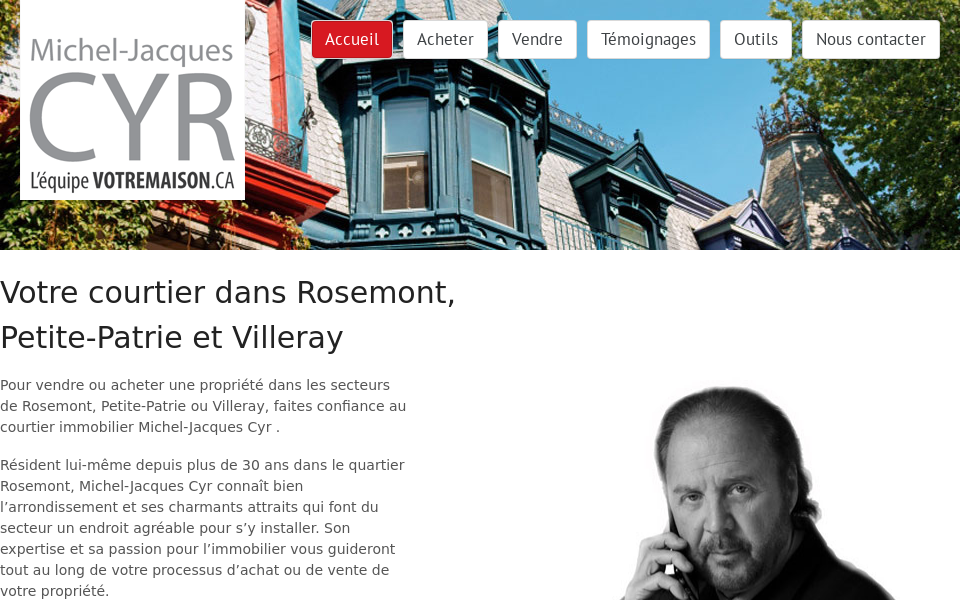 votremaison.ca/ screen capture