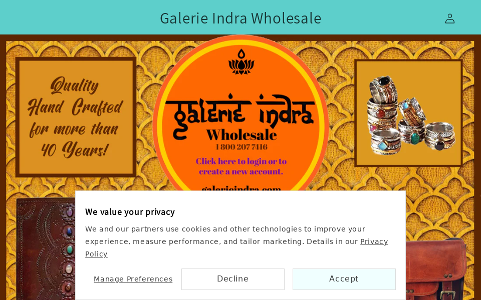 galerieindra.com/ screen capture