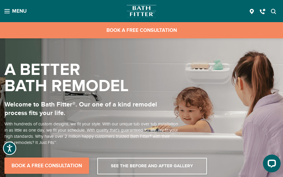 www.bathfitter.com/ screen capture