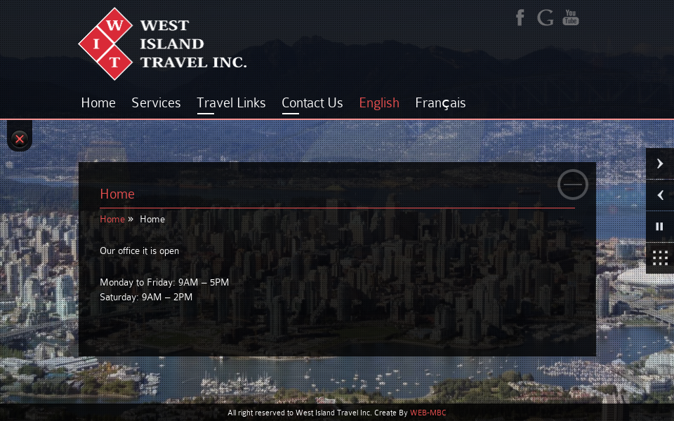 westislandtravel.com/ screen capture