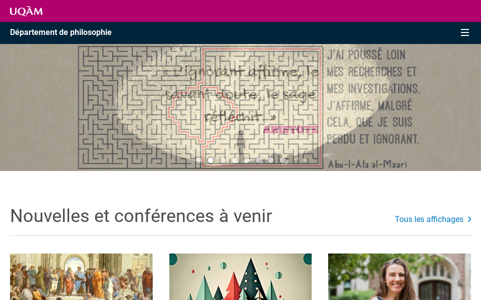 philo.uqam.ca/ screen capture