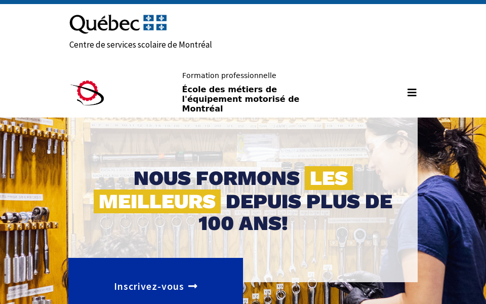 ecole-metiers-motorise.cssdm.gouv.qc.ca/ screen capture