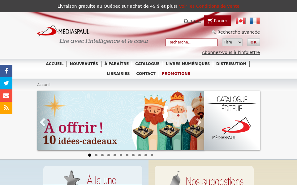 mediaspaul.ca/ screen capture